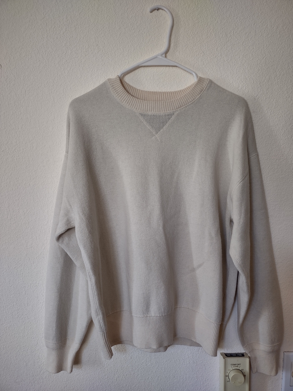Everlane Men's Crewneck Sweater in Cream